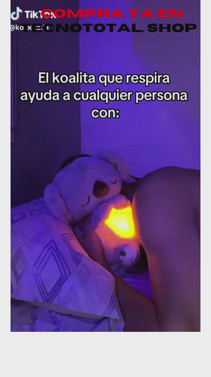 Koala que respira y tranquiliza el corazon